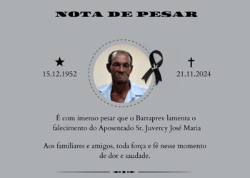Nota de Falecimento do Sr. Juvercy José Maria