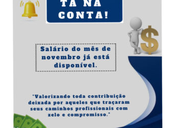 Pagamento do mês de novembro/24 Efetivado