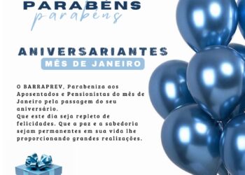 ANIVERSARIANTES MÊS DE JANEIRO