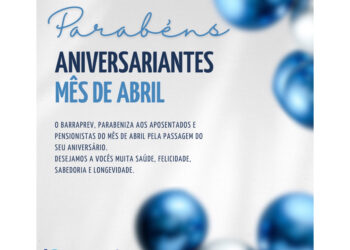 ANIVERSARIANTES MÊS DE ABRIL