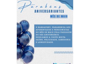 ANIVERSARIANTES DO MÊS DE MAIO