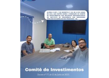 Comitê de Investimentos – Decreto n° 77, de 13 de Junho de 2025