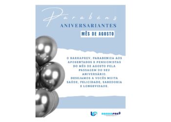 ANIVERSARIANTES DO MÊS DE AGOSTO