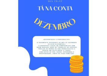TÁ NA CONTA! Pagamento de Dezembro/2025 Efetivado