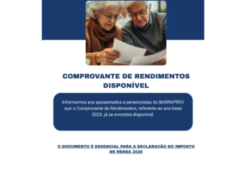 Comprovante de Rendimentos Disponível – IRPF 2026