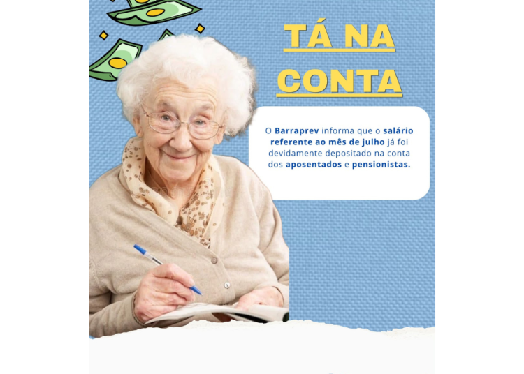TÁ NA CONTA! Pagamento de Julho/2026 Efetivado